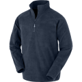 Heren Fleece Sweater Result Recycled Half-Zip R905X Marine
